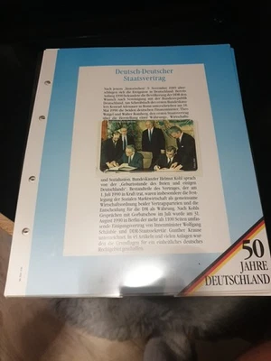 Telefonkarte O313 02.95 50 Jahre Deutschland Voll Auflage 4800 Stück - Bild 1 von 2