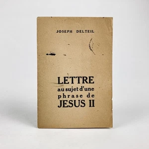 DELTEIL : LETTRE AU SUJET D'UNE PHRASE DE JÉSUS II . ENVOI SIGNÉ . PAB, 1948 EO - Photo 1/6