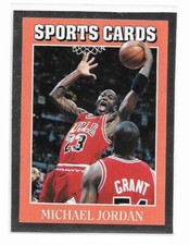 Michael Jordan 1991 Allan Kaye's Magazine #2 Basketball Card Near Mint