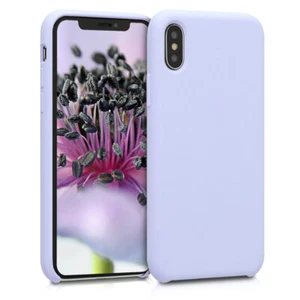 Silicone Case for Apple iPhone X - TPU Rubberized Cover - Picture 1 of 7