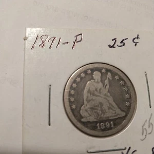 Cuarto Liberty 1891 p buen estado - Imagen 1 de 5