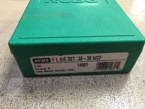 JUEGO DE TROQUELES RCBS RELOADING F L .30 - .30 WCF #14601 - ¡¡¡HAZ OFERTAS!!!! - Imagen 1 de 2
