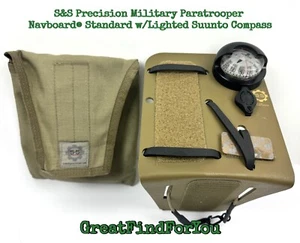 S&S Precision Military Paratrooper Navboard® Standard w/Lighted Suunto Compass - Picture 1 of 12