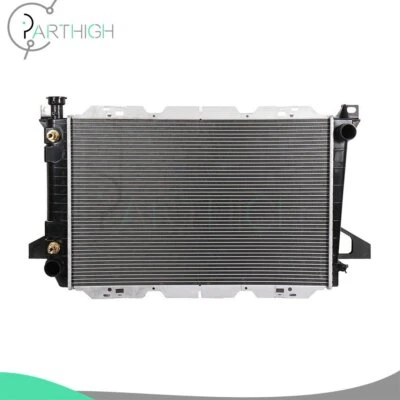 For 1985 1986-1996 Ford Bronco F-150 1985-1997 Ford F-250 Radiator Aluminum 1451 - Image 1 of 4