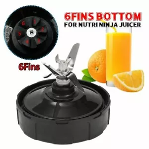 New 6 Fins Extractor Cross Blade for Nutri Ninja Blender Juicer 900W BL450 - Picture 1 of 7