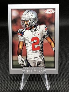 2022 Sage Artistry Silver Chris Olave Rookie #39 Ohio State, New Orleans Saints