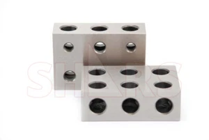 Shars Matched Pairs Ultra Precision 1-2-3 123 Block Set 11 Holes New P] - Picture 1 of 11