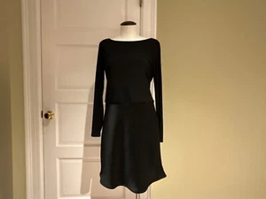 Cynthia Steffe round neck long sleeve two-toned dress - Picture 1 of 2