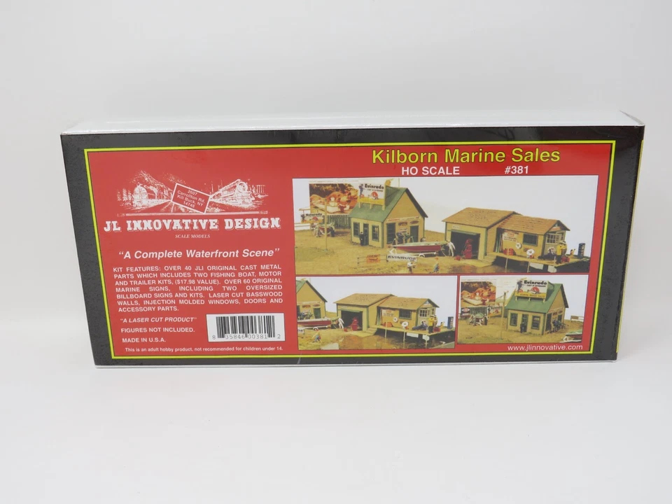 JL Innovative HO 381 Kilborn Marine Sales Office Workshop Dock Building Kit - Image 1 of 1