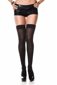 Sexy NEON Thigh High STOCKINGS Opaque OVER-THE-KNEE School Girl RAVEWEAR OS