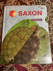 Saxon Math Student Edition Grade 4 Volume 1 VG - Foto 1 di 6
