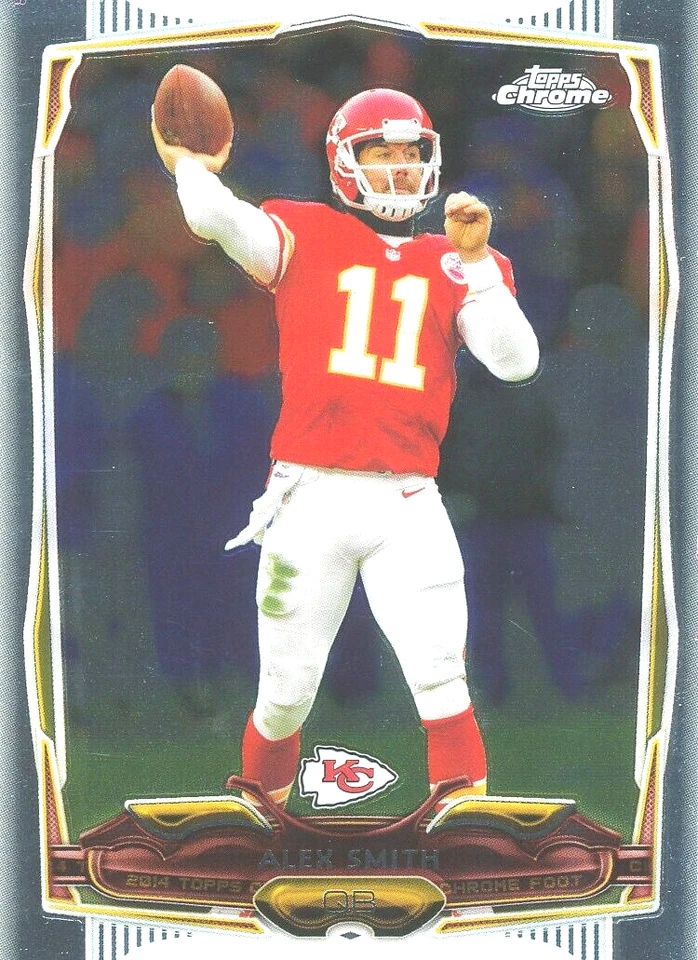 TOPPS-CHROME Alex Smith CHIEFS Utah UTES - Image 1 of 1