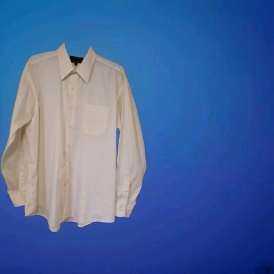 Camisa de manga larga color amarillo claro Alexander Julian para hombre 16-16 1/2-34-35 Foto 1 de 4