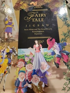 Rompecabezas de cuento de hadas para niños Blancanieves piel rumplestil Rapunzel 6 rompecabezas - Imagen 1 de 7