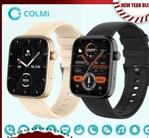 Colmi P71 Unisex Health Monitor Ip68 Waterproof Black Colour Smartwatch - Picture 1 of 8