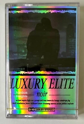 Luxury Elite - Noir Cassette Tape Vaporwave Ambient Chill Rare Sealed AUTHENTIC - Image 1 of 3