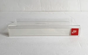Vintage Acrylic Nike Shoes Retail Store Slatwall Shoe Shelf Display Sign DDD - Picture 1 of 5