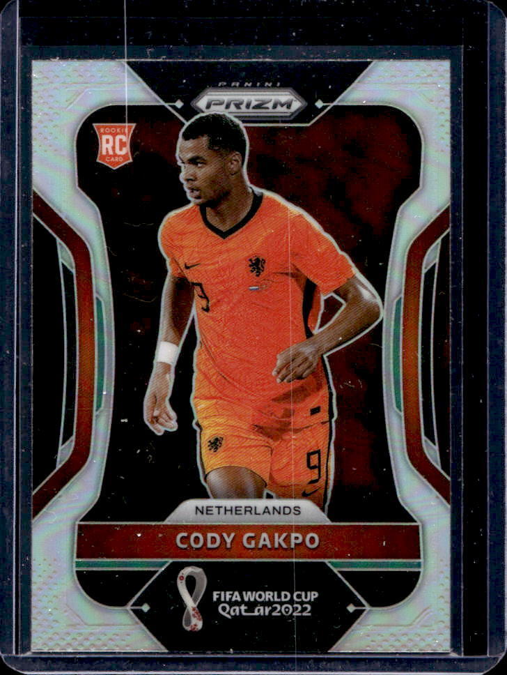 2022 Prizm World Cup Cody Gakpo Silver Prizm Rookie RC #153 Netherlands