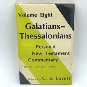 CS Lovett Lights for Laymen Vol 8 Galatians Thessalonians SEALED Commentary BK1 - Picture 1 of 2