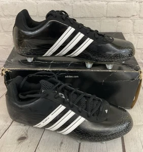 Adidas 043606 Scorch 7 D Low Men's Football Cleats Black Running White US Size 9 - Picture 1 of 13