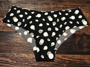 NWT Victoria's Secret PINK NO-Show Cheeky Smooth Cheekster/Tanga Panty L. Black - Picture 1 of 8