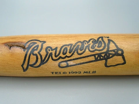Atlanta Braves MLB 1992 Mini Wooden Baseball Bat 1992 National League Champions Cover