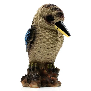 Australia Kookaburra Bird Wildlife Ornament Statue Figurine Sculpture Garden NEW - Foto 1 di 9