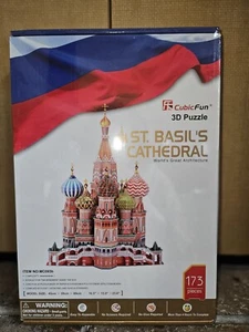 Cubic Fun 3D Puzzle St. Basil's Cathedral Russia Moscow - 173 Pieces - Sealed - Picture 1 of 2