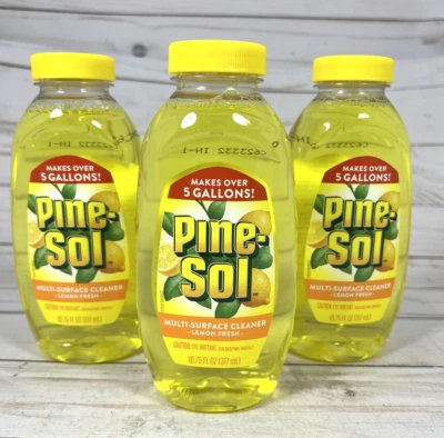Limpiador Multi-Superficie Pine-Sol Limón Fresco Concentrado Rinde 5 Galones (Paquete de 3) Foto 1 de 4