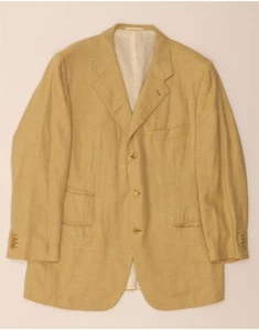 KITON Mens 3 Button Blazer Jacket IT 54 2XL Beige Cashmere AU02 - Picture 1 of 4