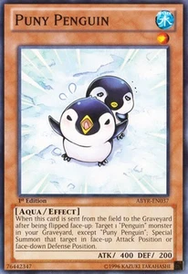 Puny Penguin Common Abyss Rising YuGiOh Card - Picture 1 of 1