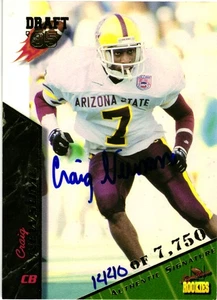 1995 Signature Rookies - Craig Newsome #55 Signatures /7750 (AU, RC) - Bild 1 von 2