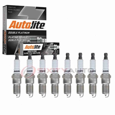 8 pc Autolite Double Platinum Spark Plugs for 2007-2013 Cadillac Escalade el - Image 1 of 4