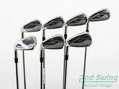 Mint Callaway Paradym Ai Smoke HL Iron Set 5-PW AW Steel Stiff Left -1/2" - Image 1 of 4