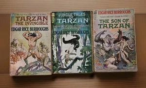 SON OF TARZAN TARZAN THE INVINCIBLE JUNGLE TALES OF TARZAN EDGAR RICE BURROUGHS - Picture 1 of 20