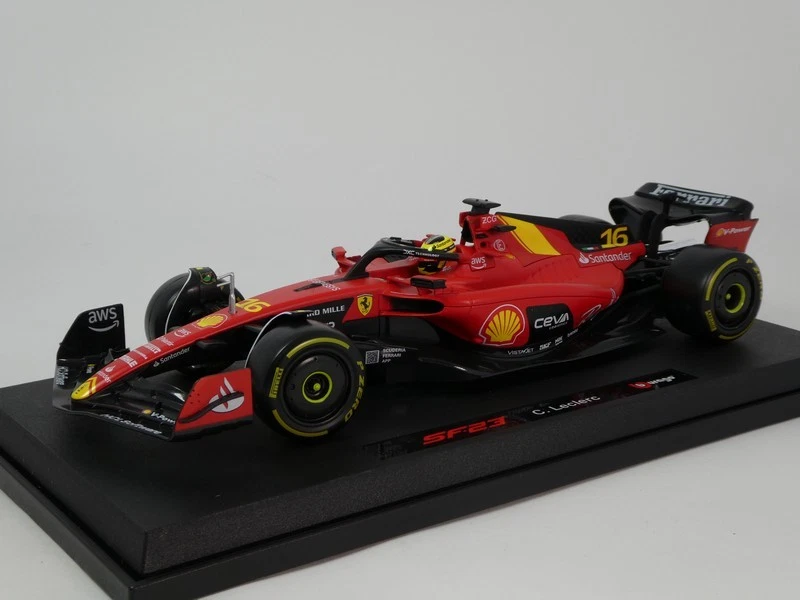 1:18 Burago Ferrari SF-23 2023 18-16812#16-MB GP F1 Italian 2023 #16 C. Leclerc - Immagine 1 di 3