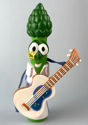 Archibald Asparagus with Guitar Veggie Tales Jonah Movie Archie Toy Figure - Image 1 of 4