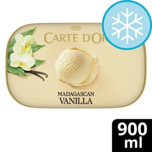 Carte D'or Madagascan Vanilla Ice Cream Tub 900ml - Picture 1 of 4