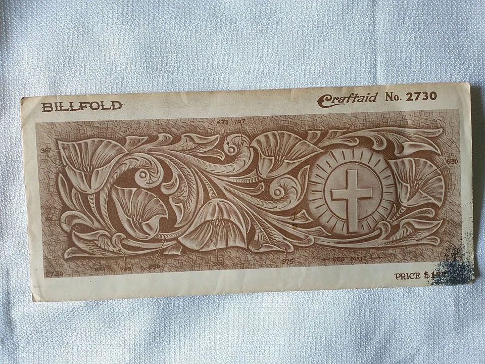 Vtg Craftaid Leather Template No. 2730 - Image 1 of 1