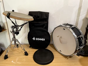 PDP Concept Snare Drum 14x5.5" Practice Pads Drum Keys Stand Carry Backpack - Picture 1 of 16