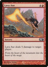 FOIL Lava Axe | MtG Magic Magic 2011 (M11) | English | Near Mint