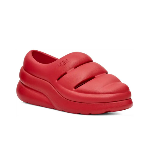 NUOVO UGG Sport Yeah Clog taglia 10 gomma rossa Samba EVA 1132890
