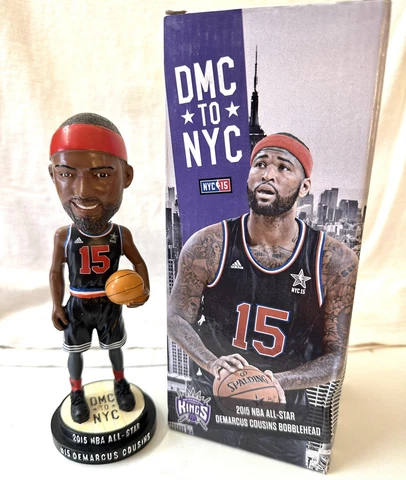 DMC To NYC 2015 NBA All-Star Demarcus Cousins Bobblehead Sacramento Kings Cover