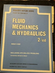 Schaums Umrissserie: Strömungsmechanik und Hydraulik von Ranald Giles, 2. Aufl. - Bild 1 von 6