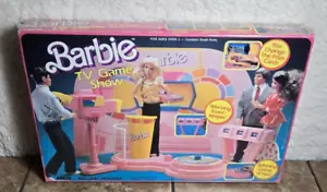 NIB! RARE VINTAGE 1987 BARBIE TV GAME SHOW PLAYSET! - Picture 1 of 7