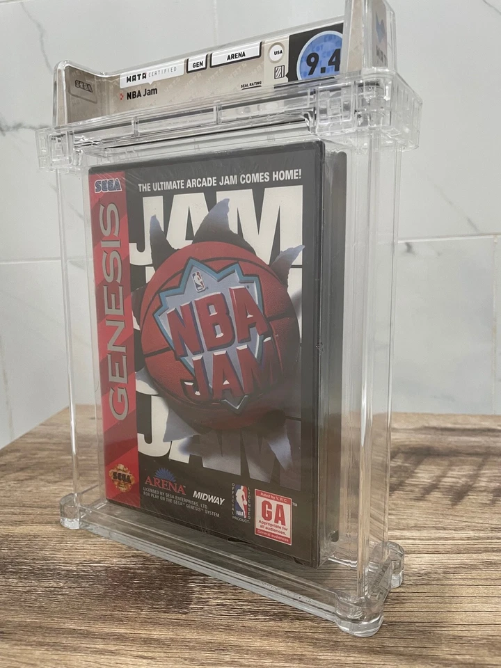 New Original NBA JAM Sega Genesis Factory Sealed Video Game! Wata 9.4 Graded!  - Image 1 of 4