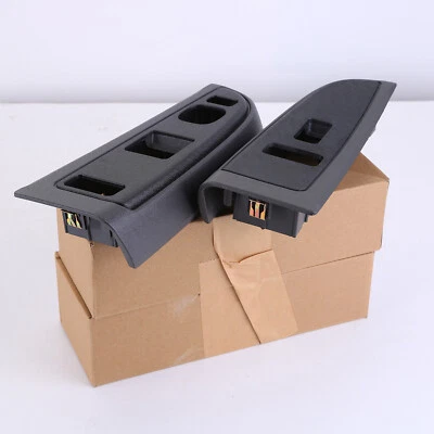 Bisel interruptor ventana eléctrica 2 piezas para Chevy Silverado Cadillac GMC lado izquierdo derecho Foto 1 de 4