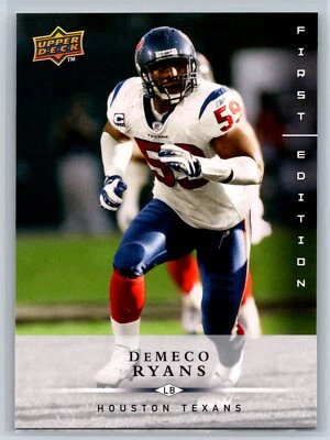 2008 Upper Deck First Edition DeMeco Ryans Houston Texans #59 - Image 1 of 2