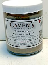 Cavens Coon and Mink Bait 9 oz(Raccoon Otter Coyote Fox Trapping Supplies)