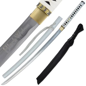 Black Widow Web Weaver Handmade Japanese Katana White - Picture 1 of 2